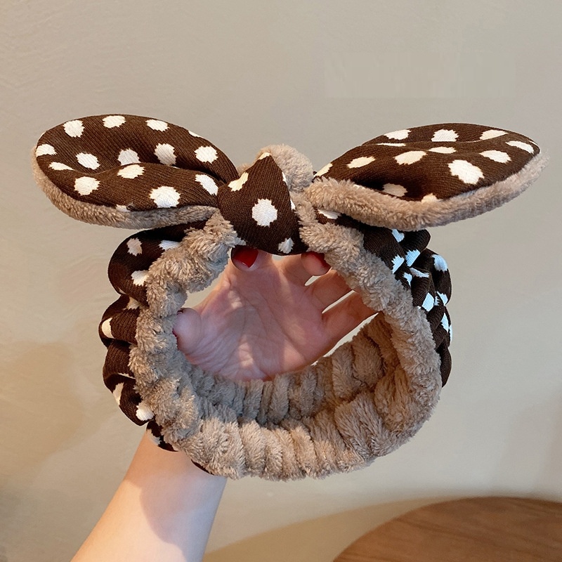 洗脸头发防湿神器网红豹纹束发带女士化妆敷面膜专用防滑发箍头箍