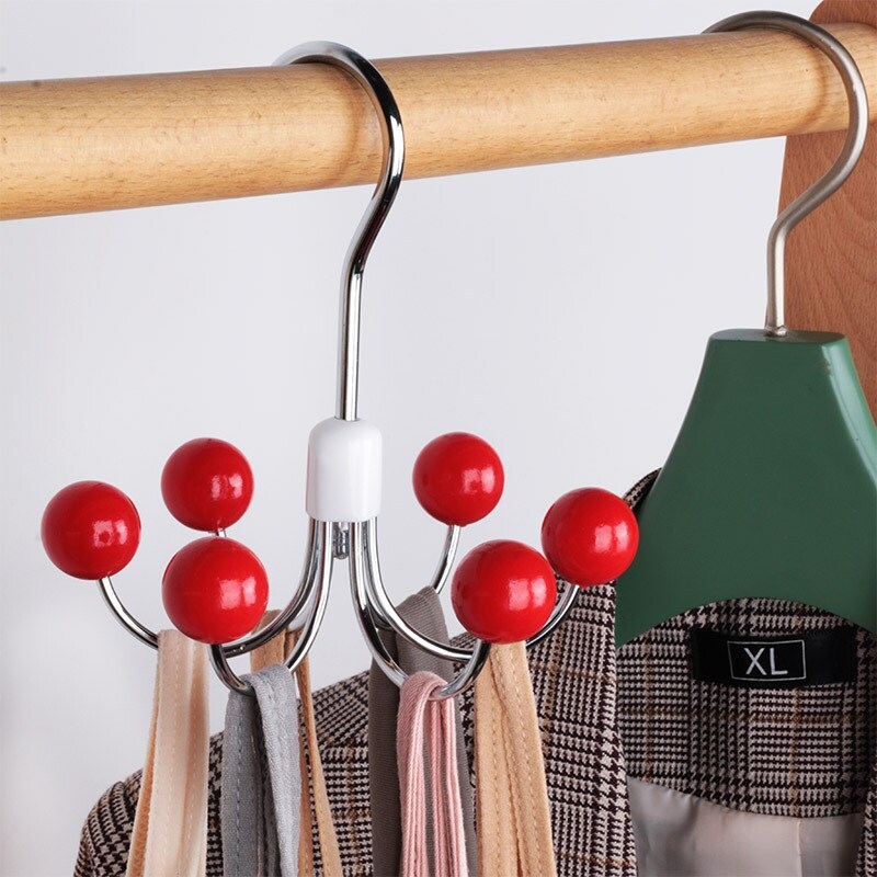 旋转六爪钩壁挂式阳台卧室办公室玄关多功能无痕家用万能挂钩新款