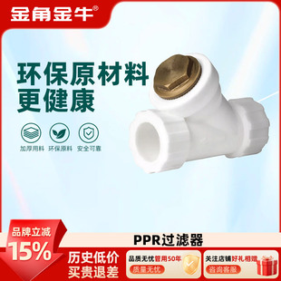 1寸32 6分25 自来水水管配件接头家用 4分20 金角金牛ppr过滤器