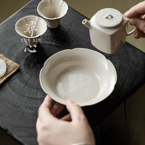 寻心复古中式壶承果盘