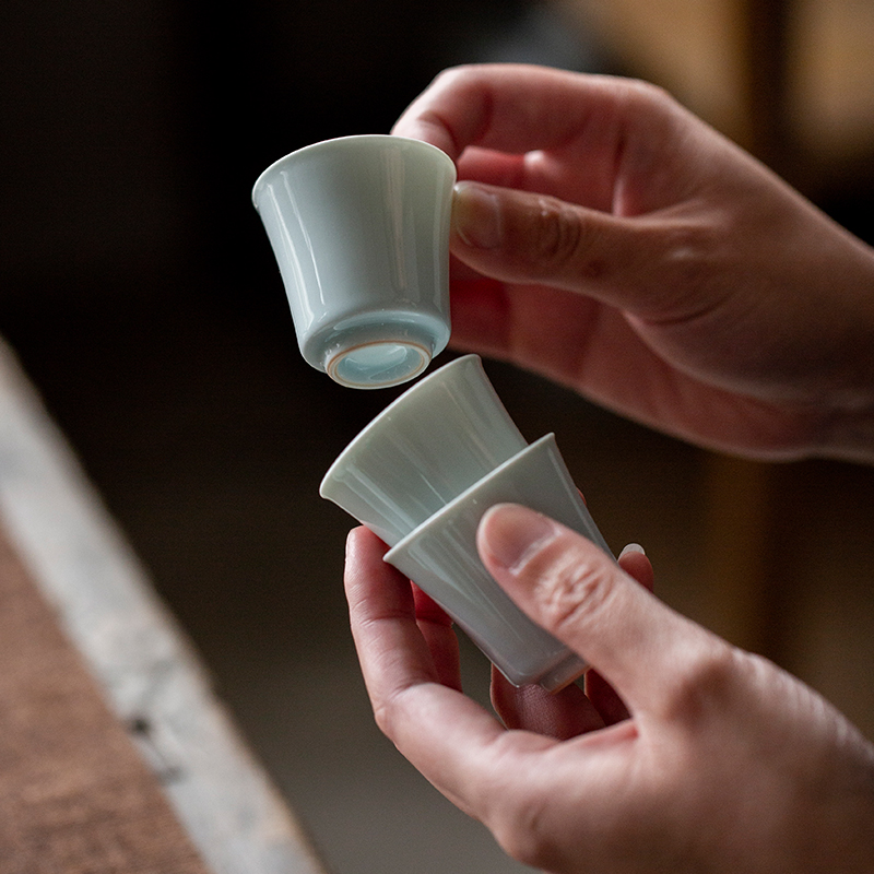 仿古功夫茶杯薄胎日式家用定制