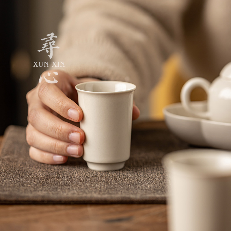 寻心陶瓷中式单杯品茗杯