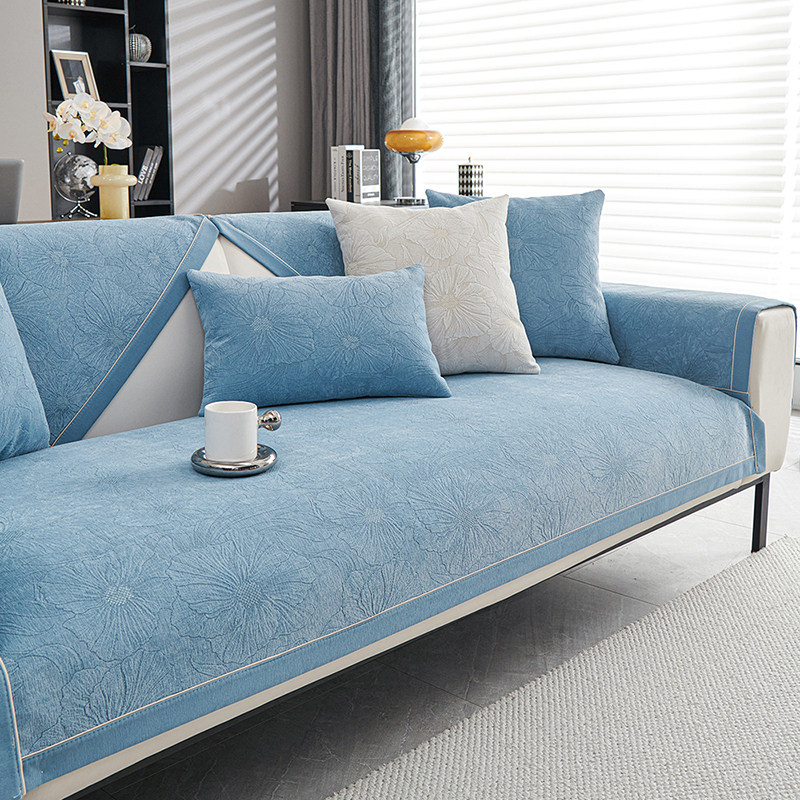 轻奢雪尼尔提花防猫抓沙发垫四季通用防滑坐垫子高端沙发盖布套罩,居家布艺,沙发垫,淘宝优惠券,粉丝福利购,淘宝优惠卷