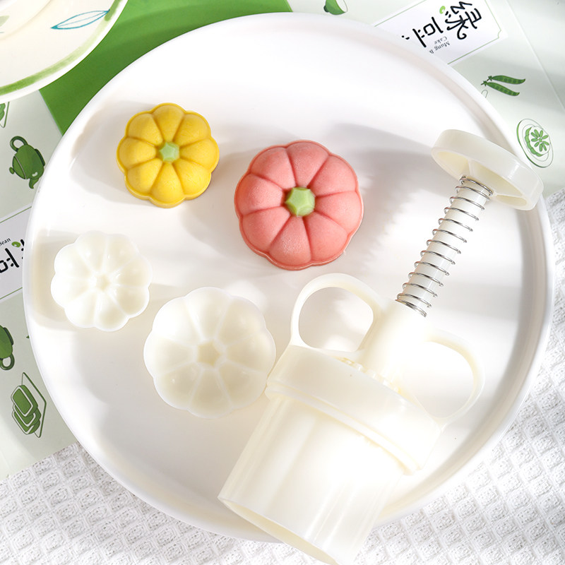 绿豆糕升级款手压模子卡通糕点月饼磨具25g50克新款迷你模具