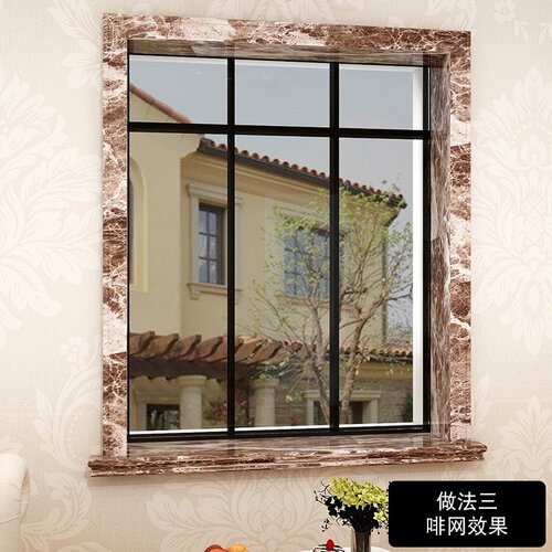 窗套包边O线成品定制石塑仿大理石材窗户窗框门套装饰线条瓷砖腰.