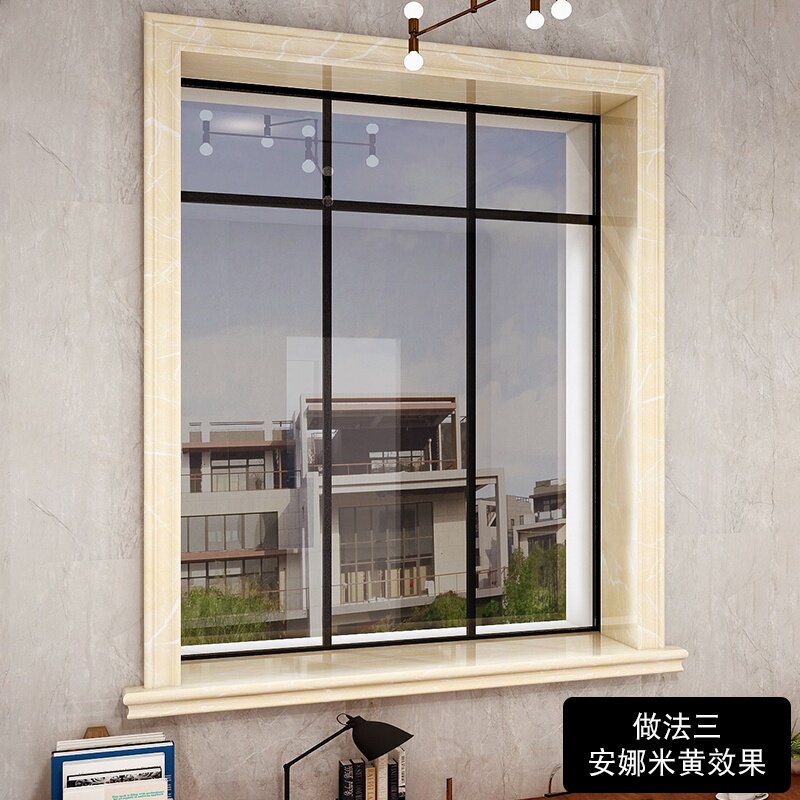 窗套包边O线成品定制石塑仿大理石材窗户窗框门套装饰线条瓷砖腰.