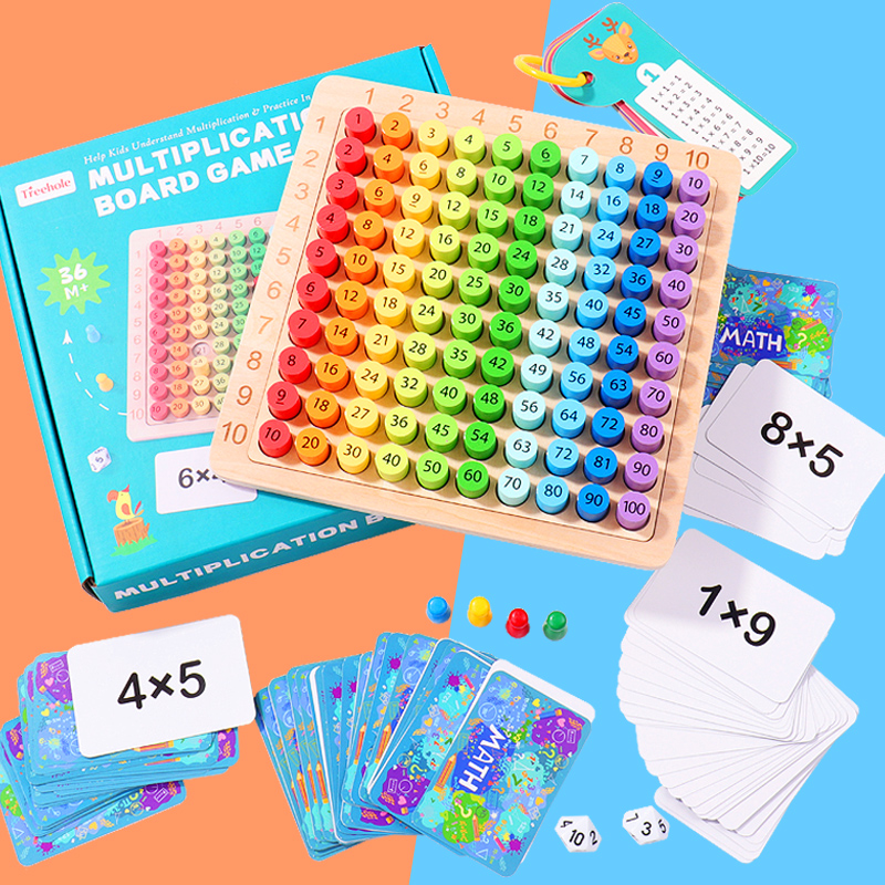 九九乘法口诀表儿童启蒙数学教具