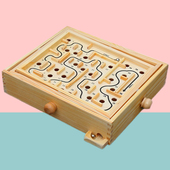 8一12岁 儿童36关走珠迷宫专注力训练平衡滚珠游戏闯关玩具3