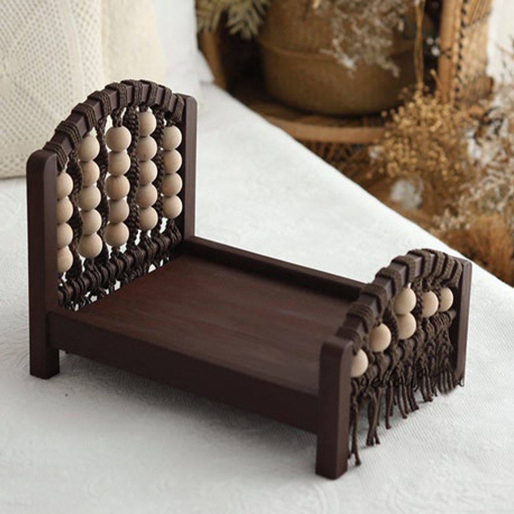 欧美风新生儿原创摄影道具百天婴儿床白拍摄辅助实木手工编织道具,3C数码配件,背景布类,淘宝优惠券,粉丝福利购,淘宝优惠卷