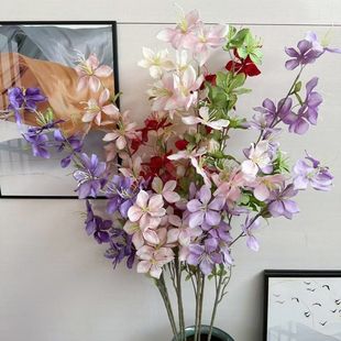 仿真长枝茉莉花 婚庆婚礼堂插花挑背景装饰花厂家假花绢花