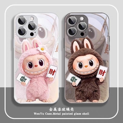 手机壳情侣适用苹果16iphone15pro新款2025毛绒公仔潮14promax全包镜头13防摔12mini保护套11女男镜头软壳