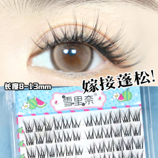 欧美亚裔泰妆假睫毛分段嫁接蓬松浓密立体假睫毛漫画眼雪里奈925