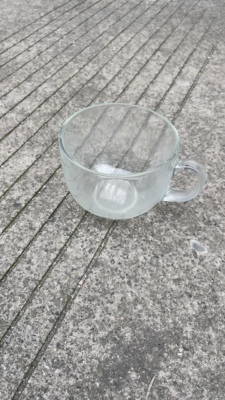 桂格礼品玻璃杯带把手透明杯子家用喝水杯子90度以下积压货处理