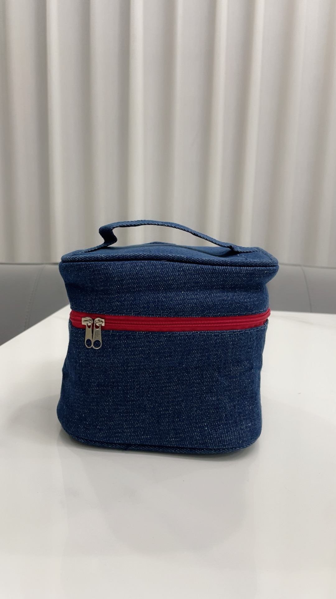 品牌礼品牛仔布冰包带提手保温袋便当袋饭盒兜子饭盒袋子布兜子