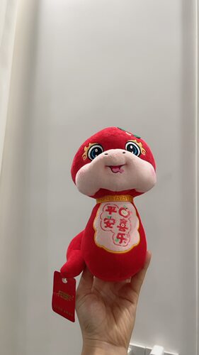 小龙吉祥物装饰品公仔毛绒玩具生肖蛇玩偶小龙新年礼物