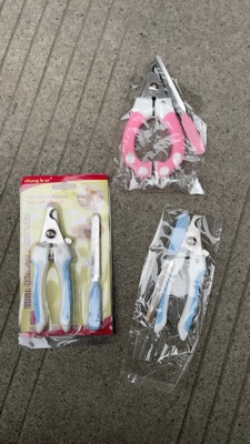 随机发一套微瑕处理宠物兔子指甲剪磨甲器猫狗修甲器套装小宠用品