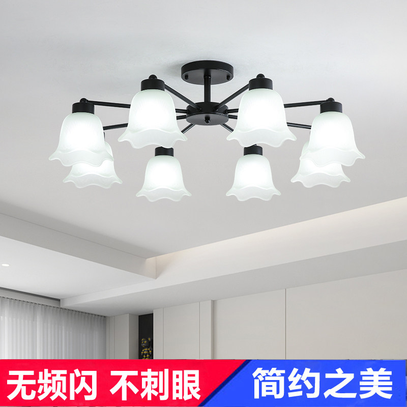 客厅吊灯2025年新款简约现代大气新中式卧室餐厅大厅主灯中山灯具