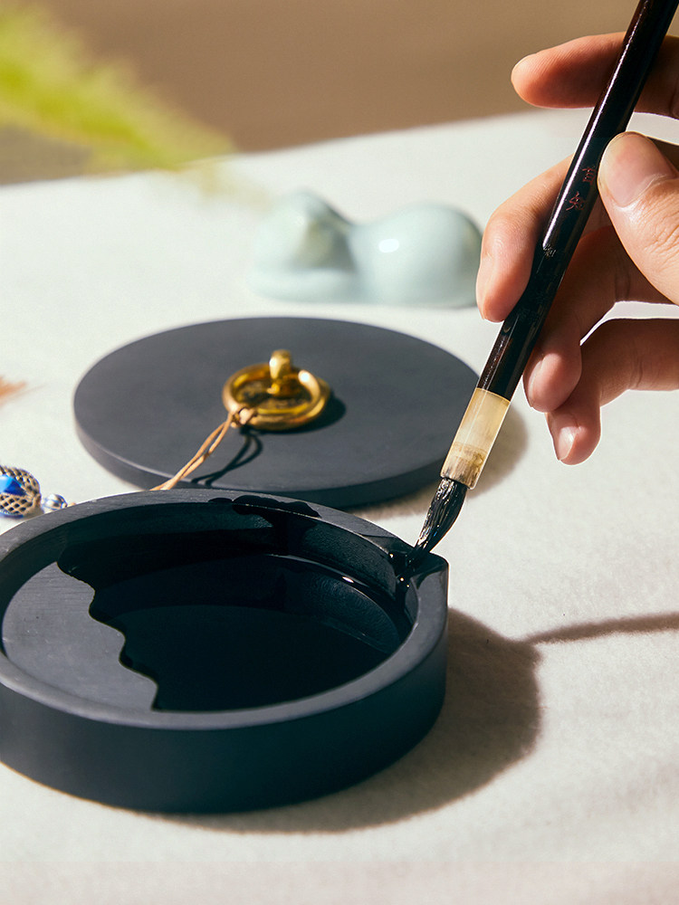 전골 벼루 불건성 벼루 그녀 벼루 사보 문방구 서예 용품 4인치 표지 먹해 먹줄 먹 원반 초급 펜 묵 종이 벼루 서현 5 인치 6 인치 학생 먹나비소벼루 뚜껑 있음