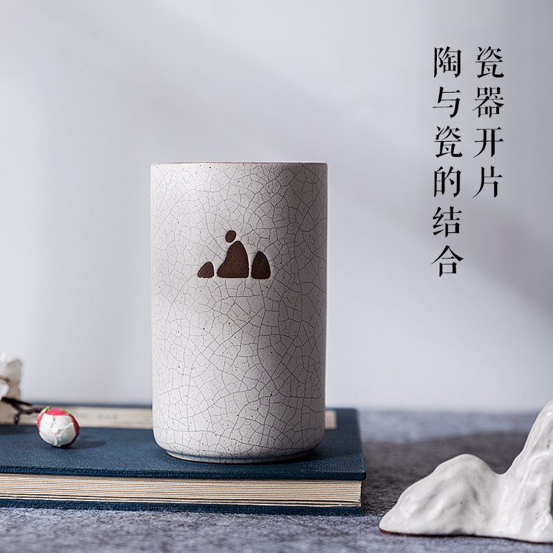 小隐笔筒兰斋中国风小笔桶