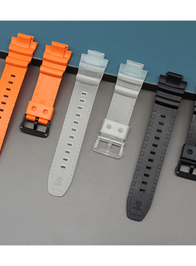 适配AE2000/2100 MCW-100/110/WV200/W-S220/HDDS100树脂手表带