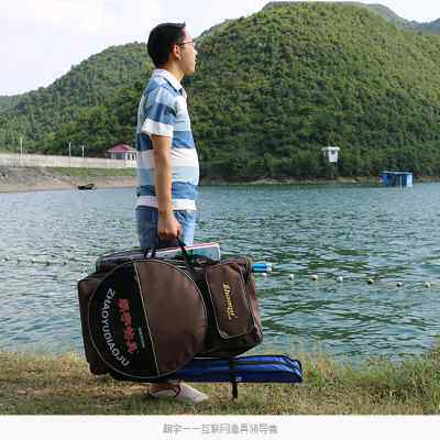 朝宇鱼包杆包钓椅包大号双肩背包工具包渔具包钓鱼背包鱼具垂钓