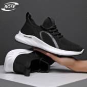 ROSE 休闲跑鞋 男鞋 ELEGANT 网面鞋 透气运动鞋 软底舒适飞织鞋 子