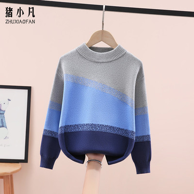 男童纯棉毛衣2025秋冬新款