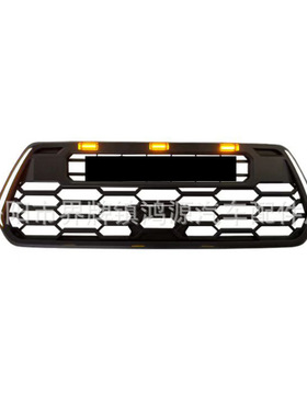 适用于丰田塔库玛tacoma2016-2023前脸格栅改装中网带灯中网