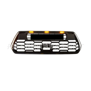 适用于丰田塔库玛tacoma2016-2023前脸格栅改装中网带灯中网