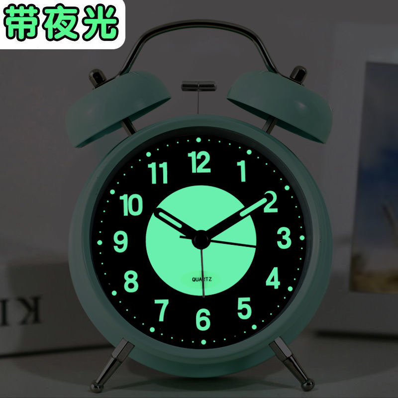 新款可充电夜光小闹钟