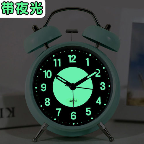 新款可充电夜光小闹钟
