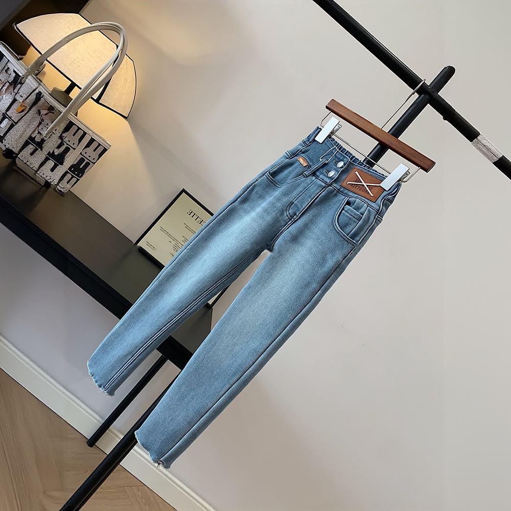 女童高腰修身加绒牛仔裤冬装新款中大童韩版显瘦复古长裤儿童靴裤,童装/婴儿装/亲子装,儿童牛仔裤,淘宝优惠券,粉丝福利购,淘宝优惠卷