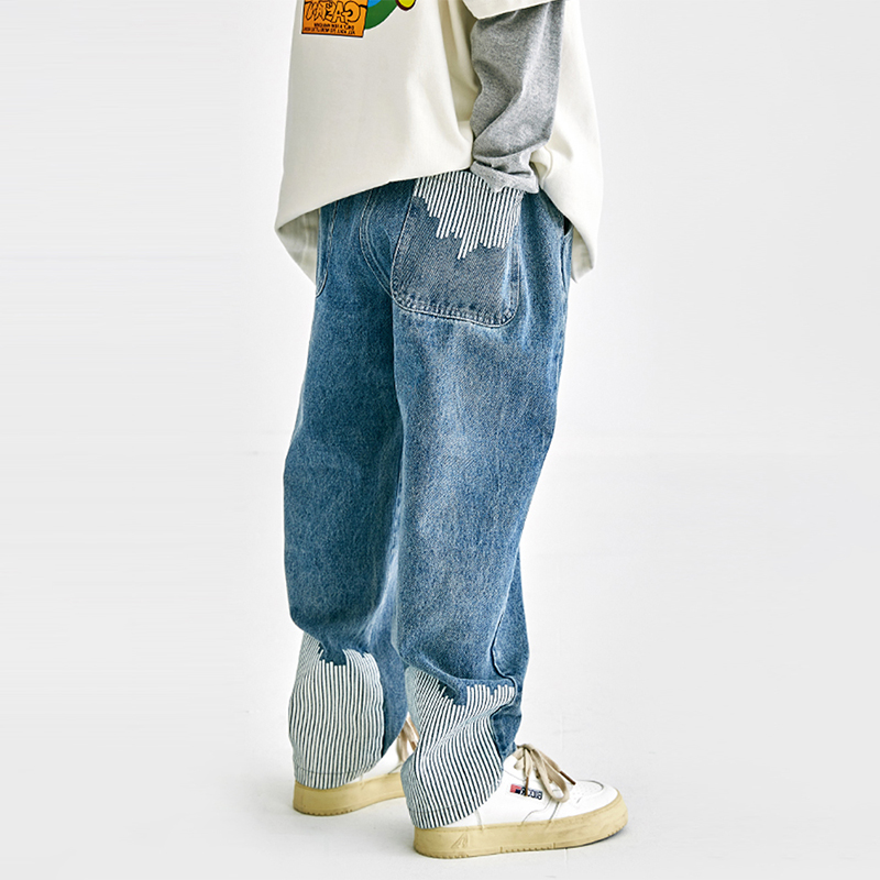 男童牛仔直筒裤宽松百搭休闲裤
