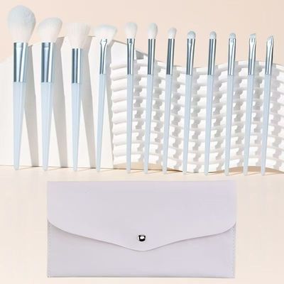 初学者学生软毛眼影新手套装刷腮红眼部化妆全套12支工具收纳小众