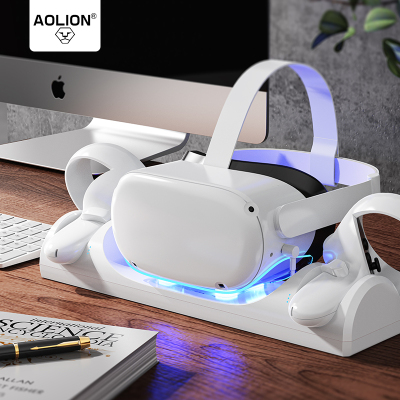 AOLION澳加狮 Oculus quest2 VR眼镜充电支架meta quest3头戴手柄