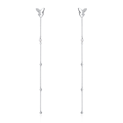 小姐少女风流苏纯银银耳钉