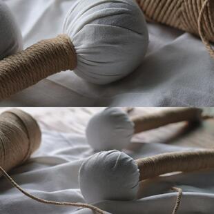 南阿北手工中药香锤肩背经络穴位拍打按摩棒器手锤艾草敲打养生锤