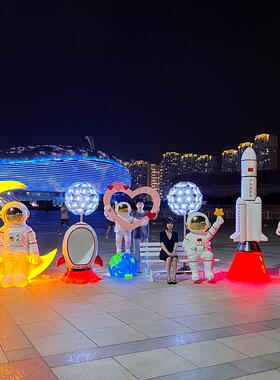 宇航员太空大摆件人雕塑