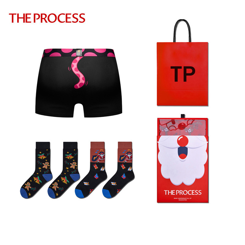 THEPROCESS内裤袜子圣诞礼盒