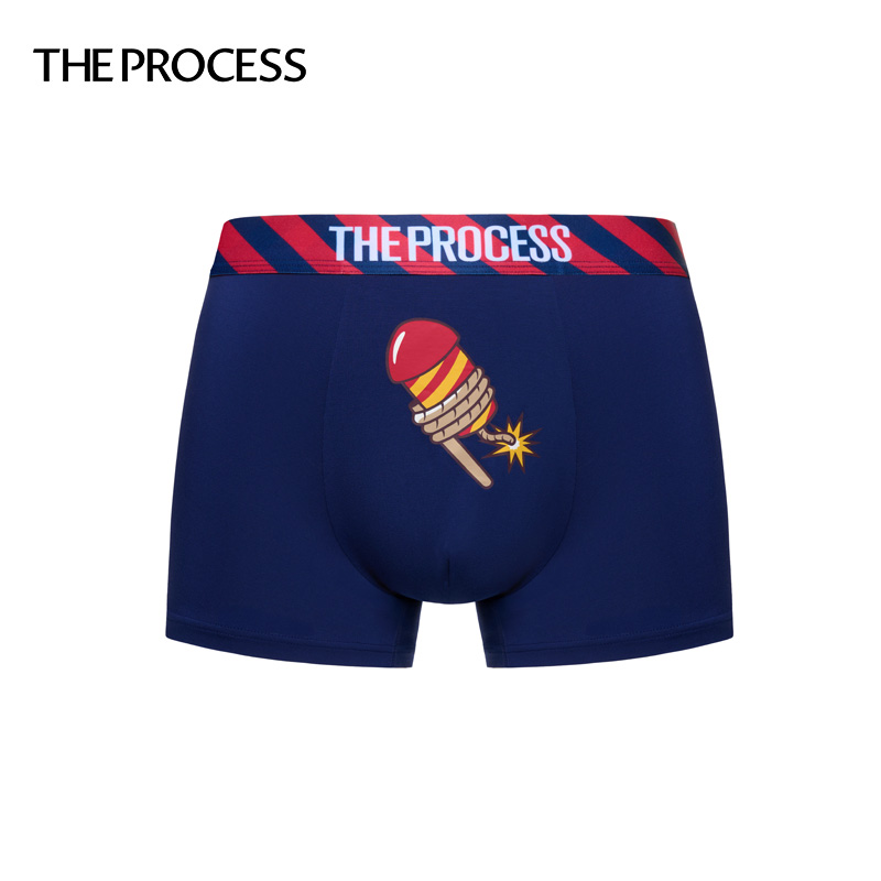 TP莫代尔卡通创意印花男内裤