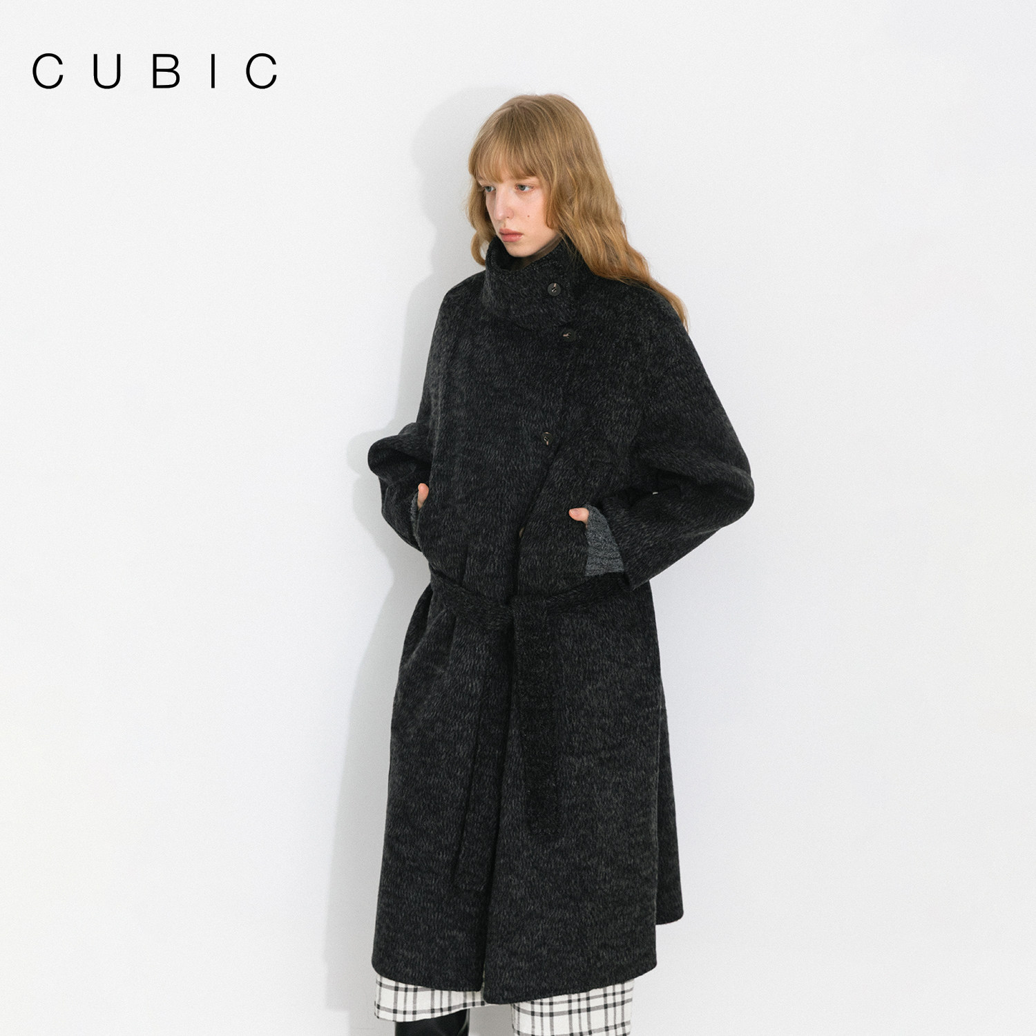 CUBIC经典基础毛呢大衣