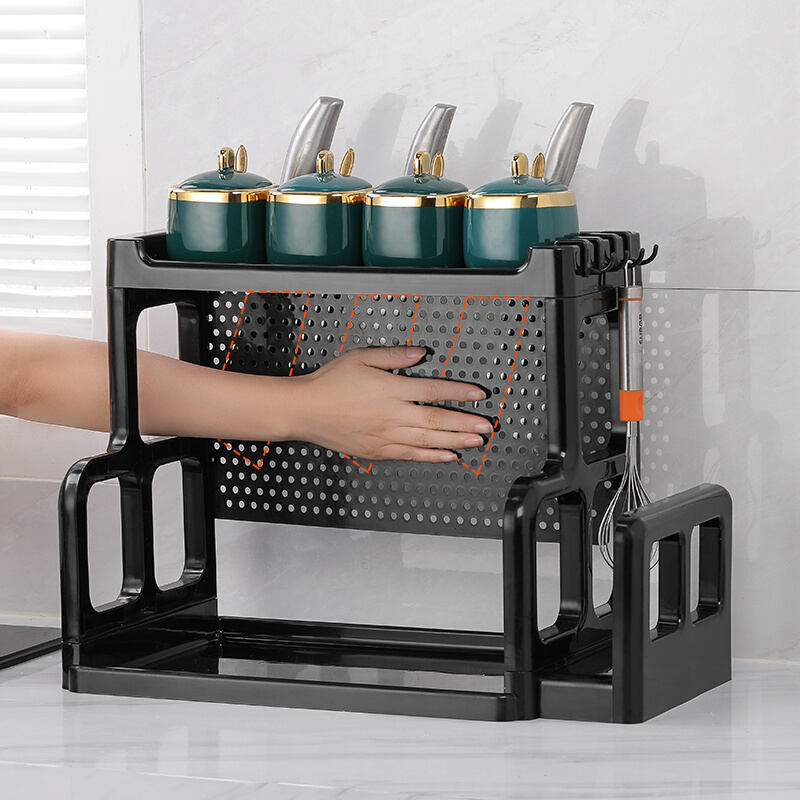 多功能厨房置物架台面一体多层收纳架子调味品料厨具用Z品家用大