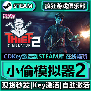 Steam正版小偷模拟器2 激活码CDKey入库 Thief Simulator 2 全DLC