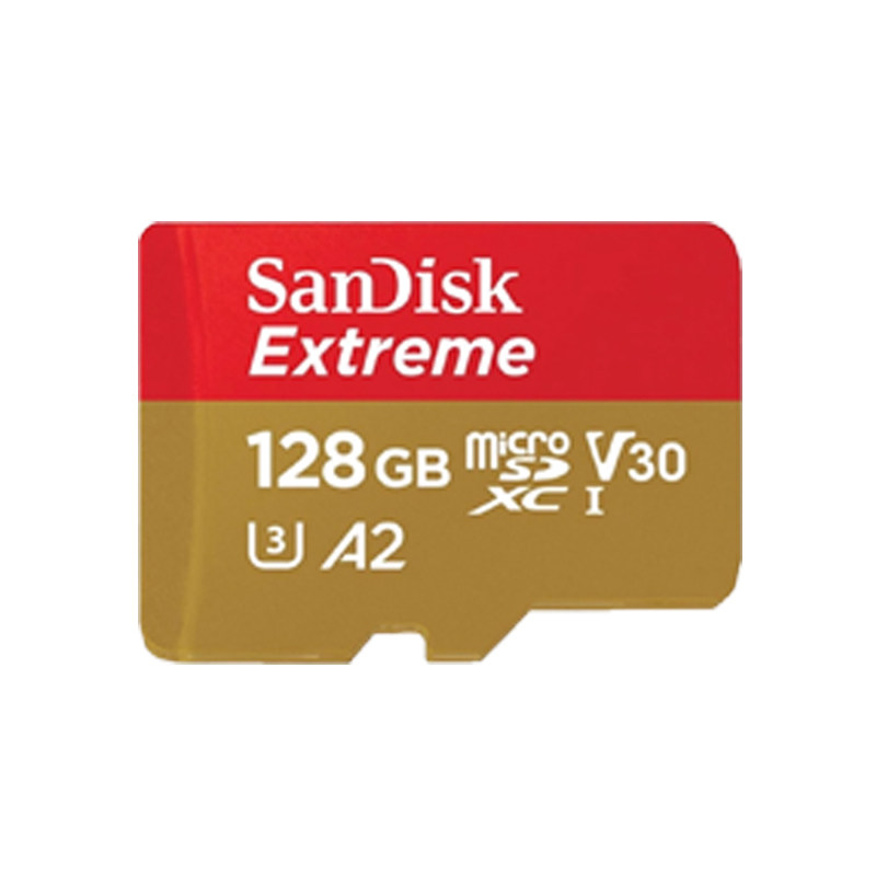 闪迪128G高速内存卡 A2 V30 microSD卡 TF卡 GoPro运动相机配件