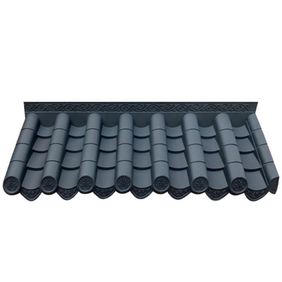 小青瓦瓦片院马凉亭怀旧盖墙头灰色室内农家农村外青防雨四合院的