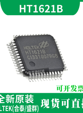 合泰原装正品HT1621B 内置32个4位显示RAM LQFP-48封装