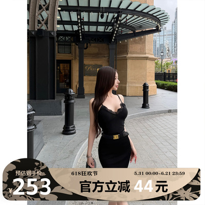 MIMIWU新店 高腰针织包臀裙修身显瘦半身裙