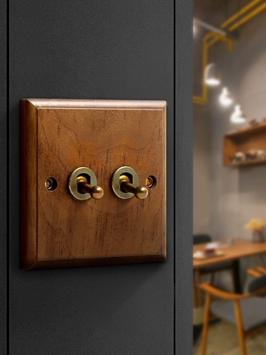 Более 20 цветов ретро -переключатель yve черный отель отель ретро -панель 86 типа пятый