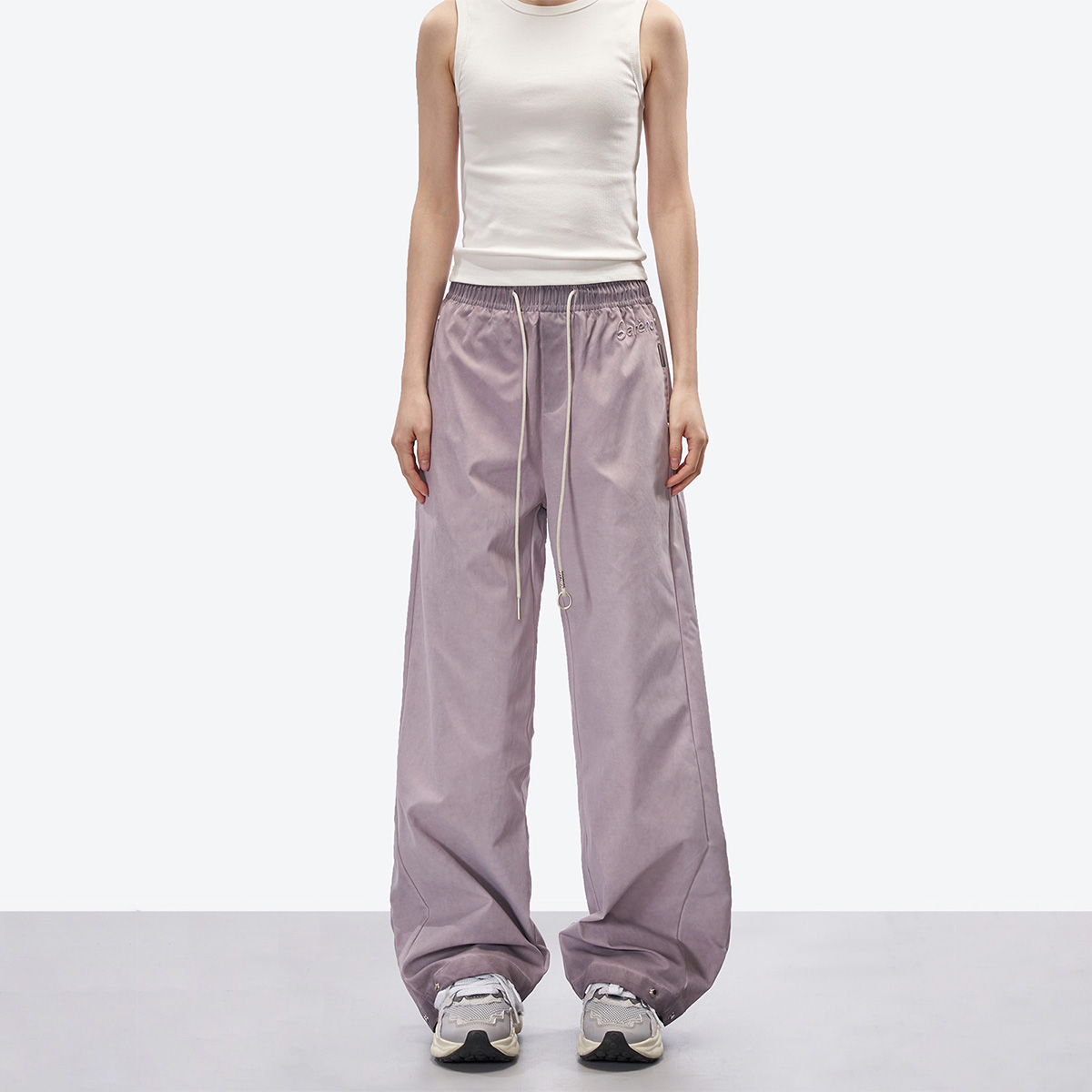 NOONOZ美式渐变水洗工装裤