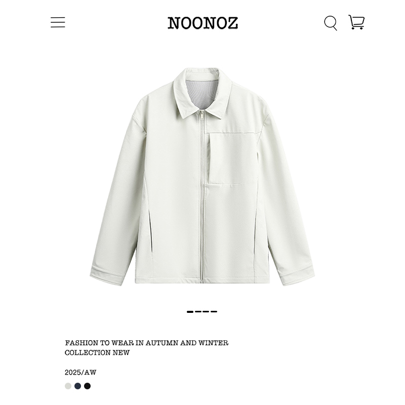 美式高级感纯色通勤商务夹克